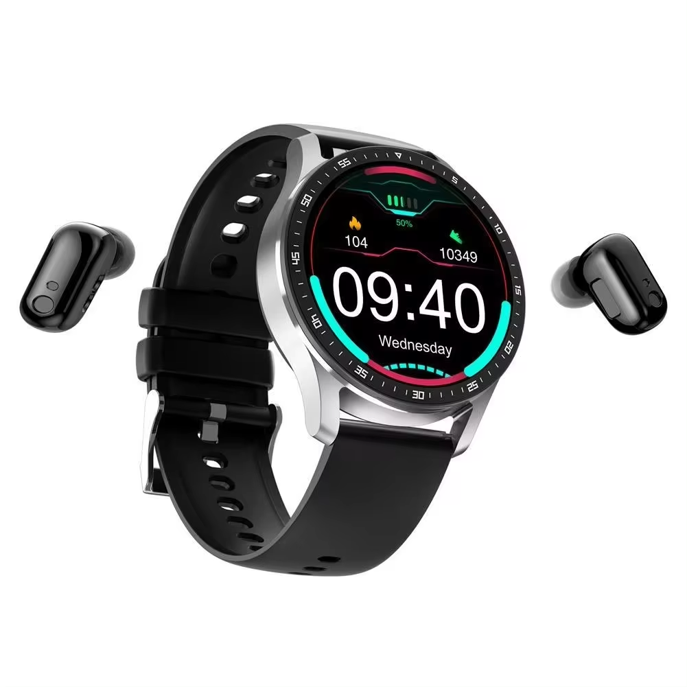 X7 2 in 1 Smart Watch with Earbuds Smartwatch TWS Bluetooth Earphone Heart Rate Blood Pressure Monitor Sport Watch Fitness Watch - Image 3