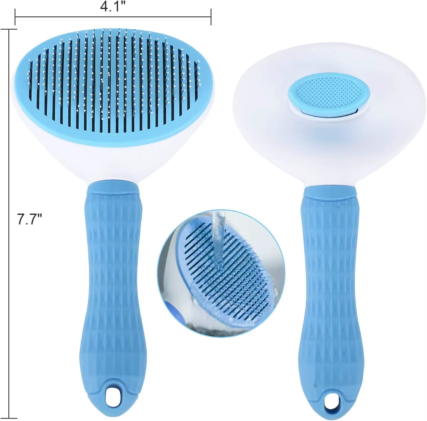 Pet Hair Remover Brush,Easy to Remove Loose Undercoat,For Dogs Cats Grooming Tools, Pet Hair Removal Comb Dogs Accessories - Image 5