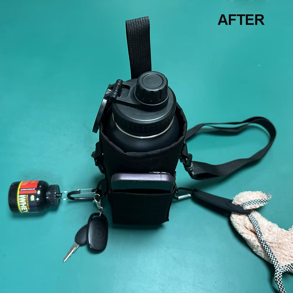 Magnetic GYM Mobile Phone Bag Sleeve, Sport Running Water Bottle Carrier,Multi Purpose Crossbody Sling Chest Bag for Men Women - Image 6