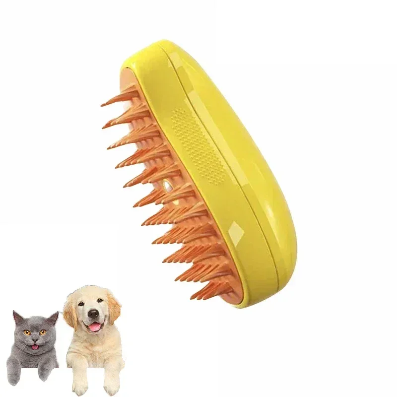 Steam Brush Scratcher for Cats Steam 3 in 1 Pet Brush Cat Steam Brush Comb Dog Brushes Electric Spray Cat Brushes Massage Comb - Image 10
