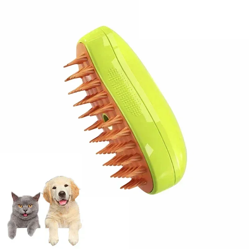 Steam Brush Scratcher for Cats Steam 3 in 1 Pet Brush Cat Steam Brush Comb Dog Brushes Electric Spray Cat Brushes Massage Comb - Image 8